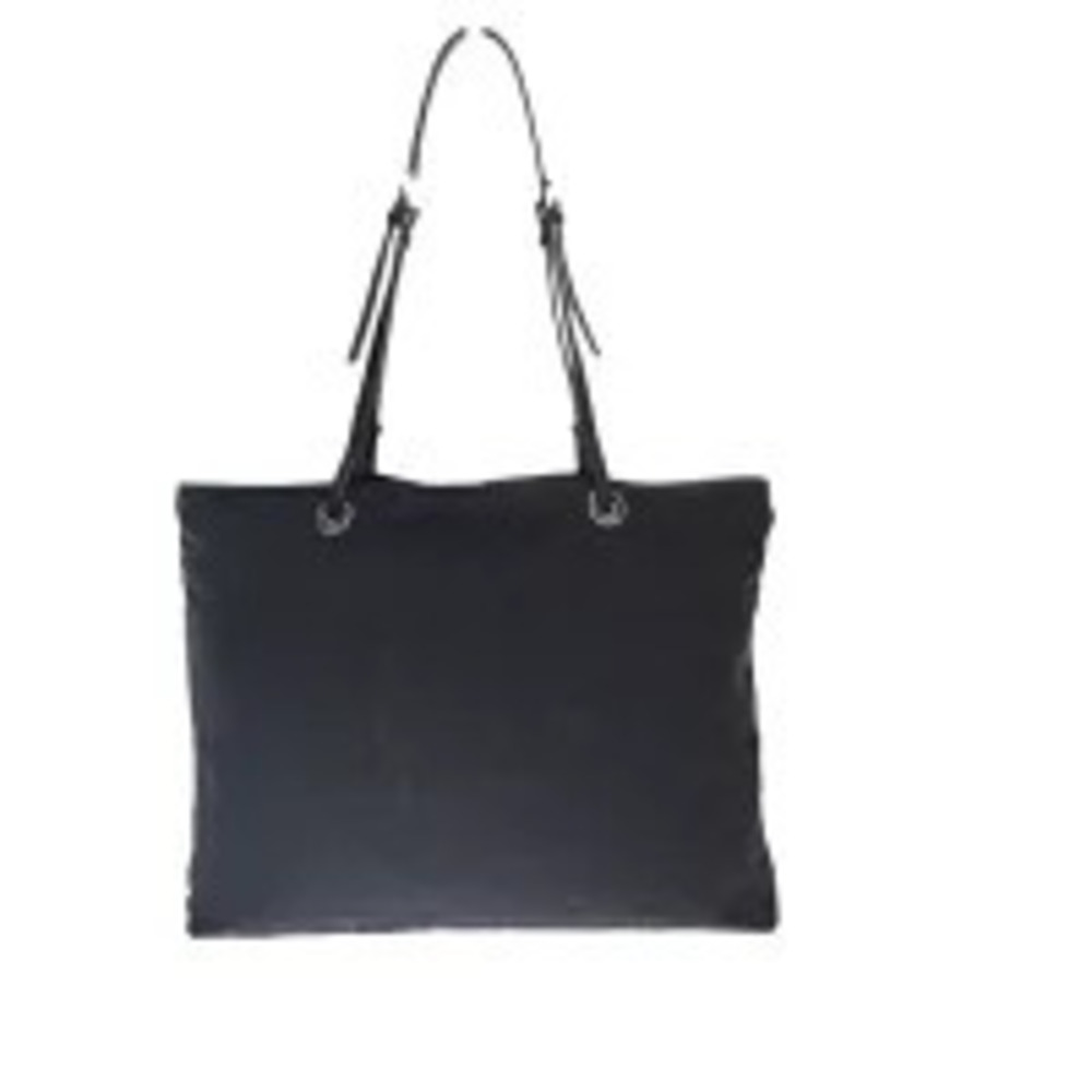 Fendi Zucca Leather Shoulder Bag Black